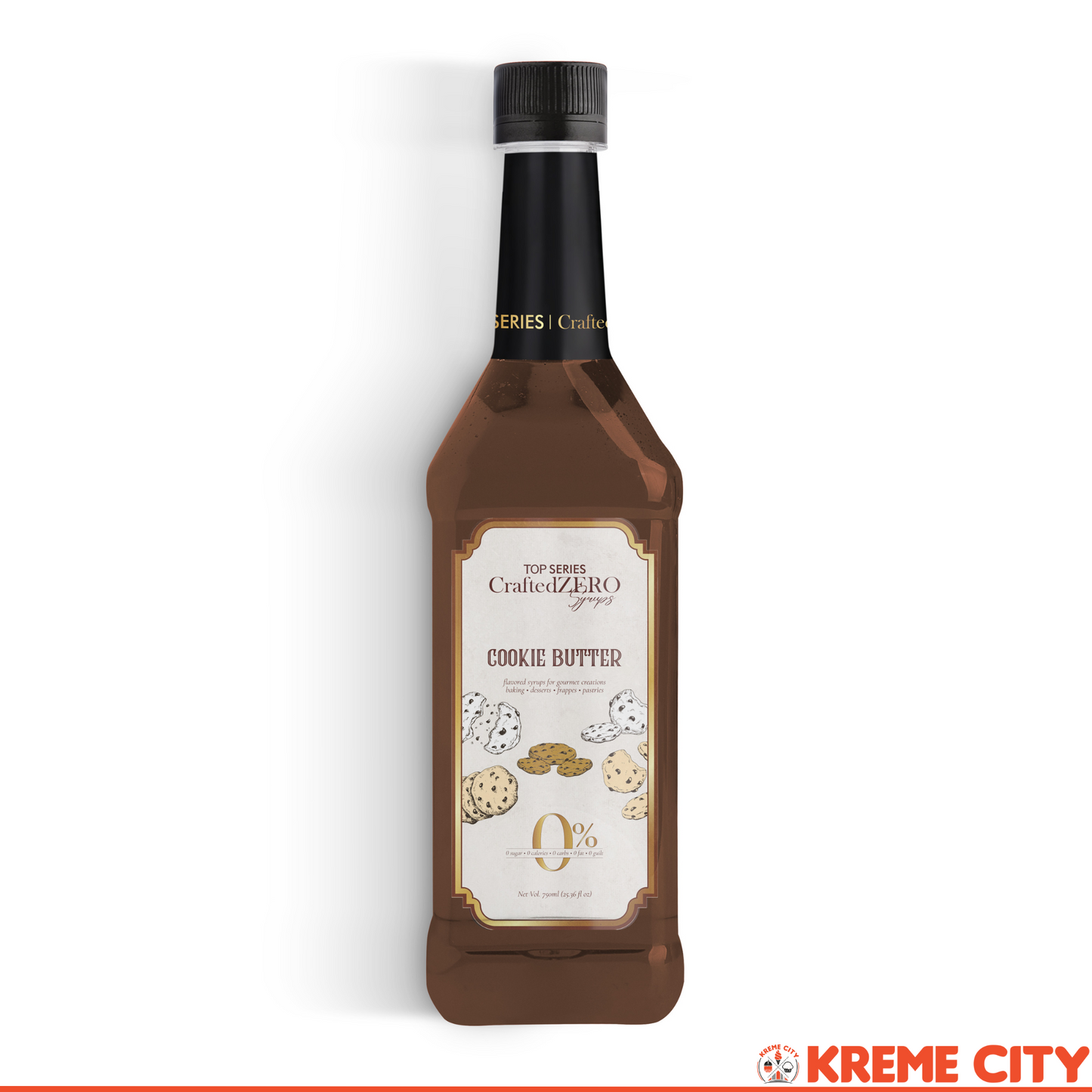 TOP Creamery Top Series CraftedZERO Cookie Butter Syrup 750ml