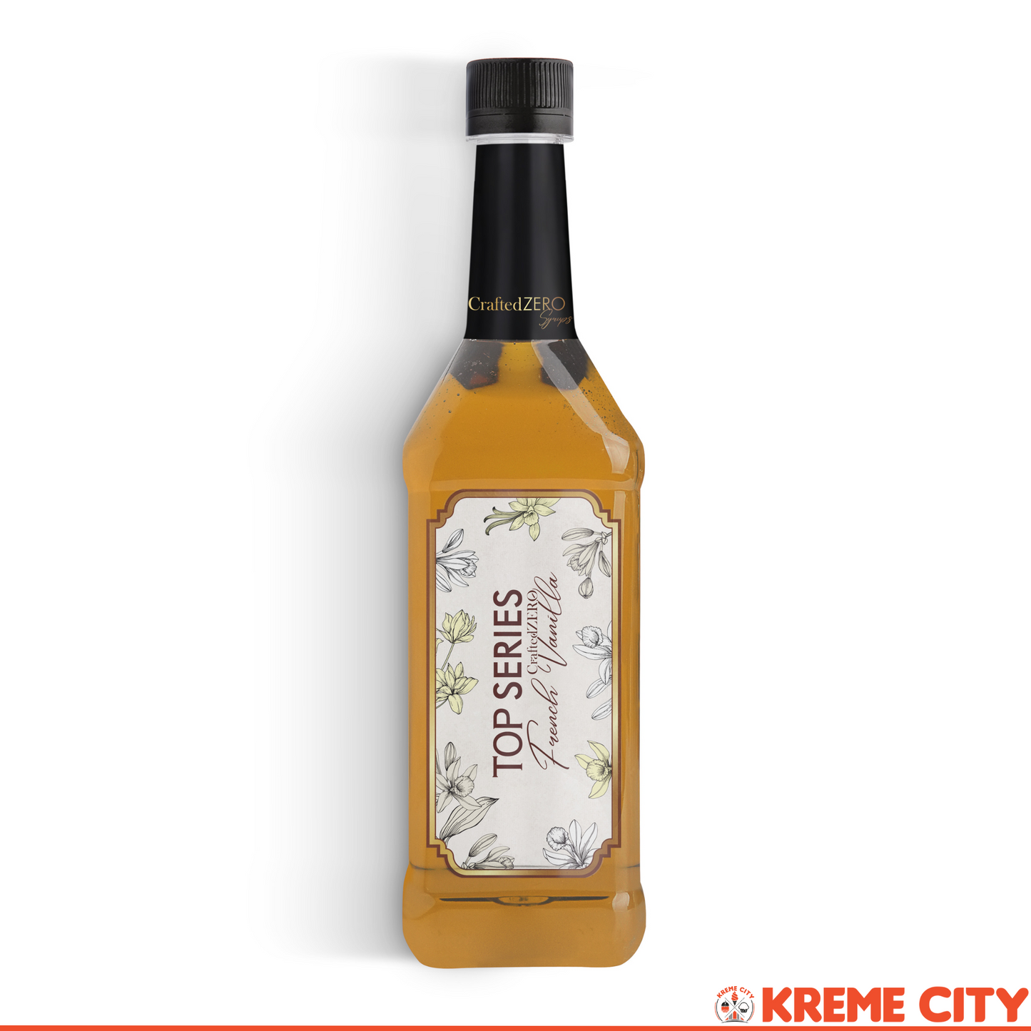 TOP Creamery Top Series CraftedZERO French Vanilla Syrup 750ml