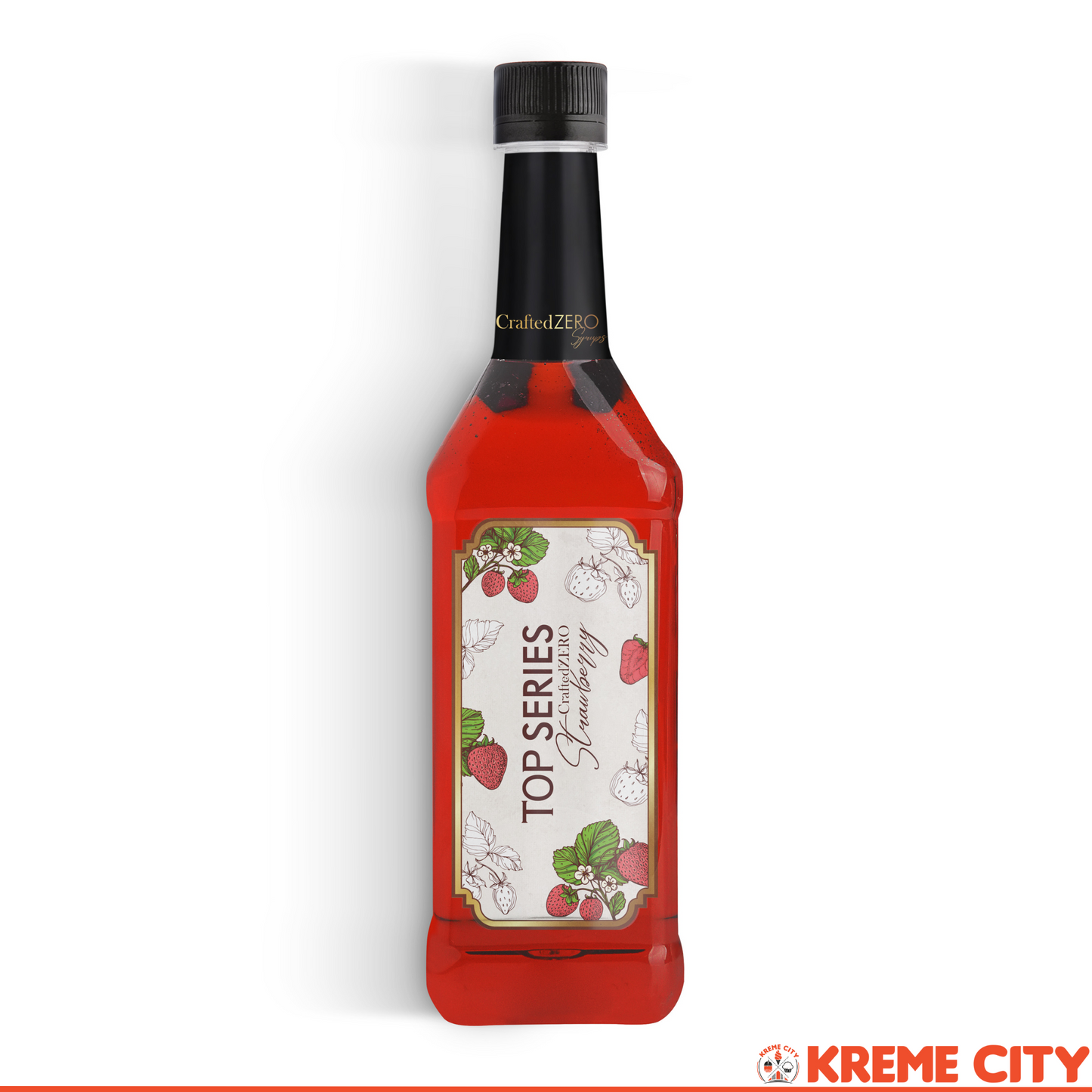 TOP Creamery Top Series CraftedZERO Strawberry Syrup 750ml