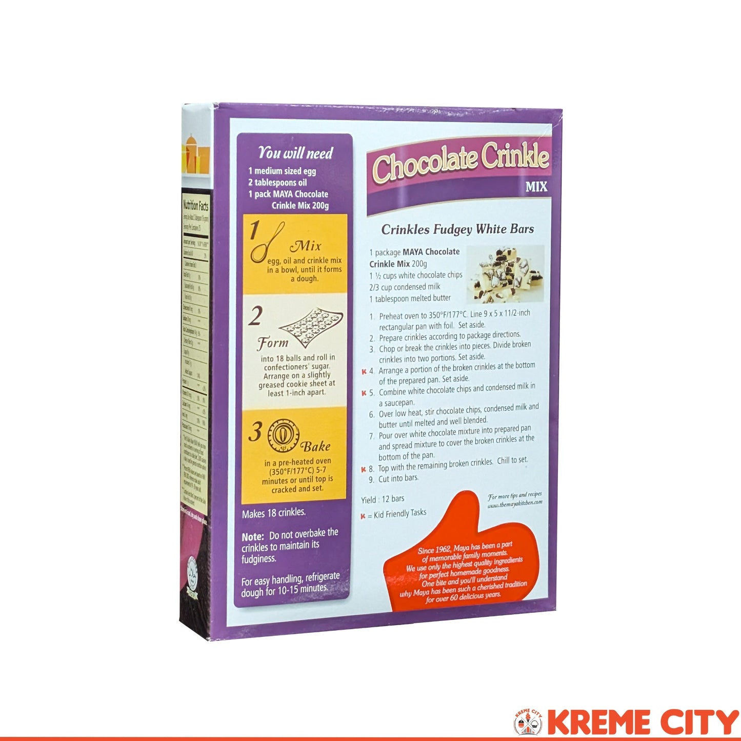 Maya Chocolate Crinkle Mix 400g