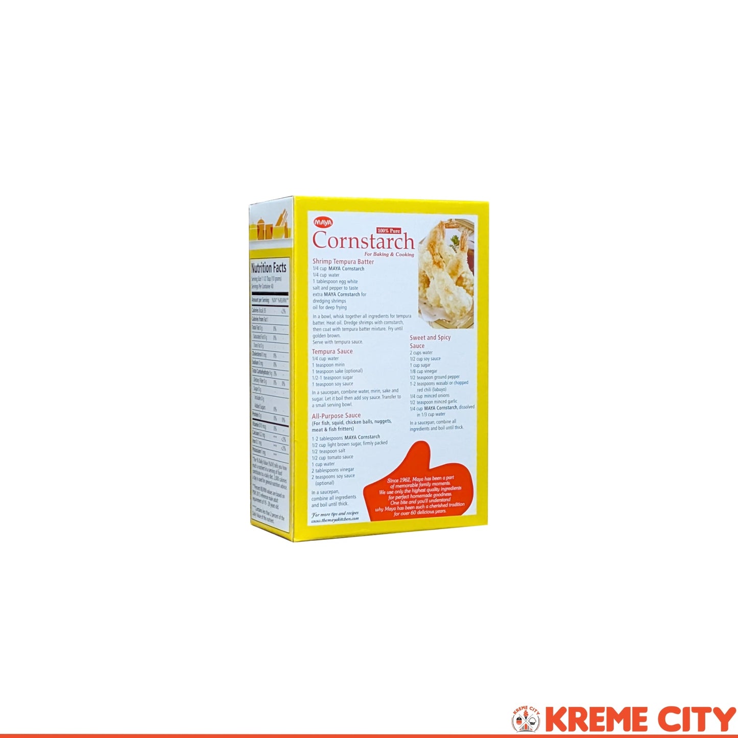 Maya 100% Pure Cornstarch 100g