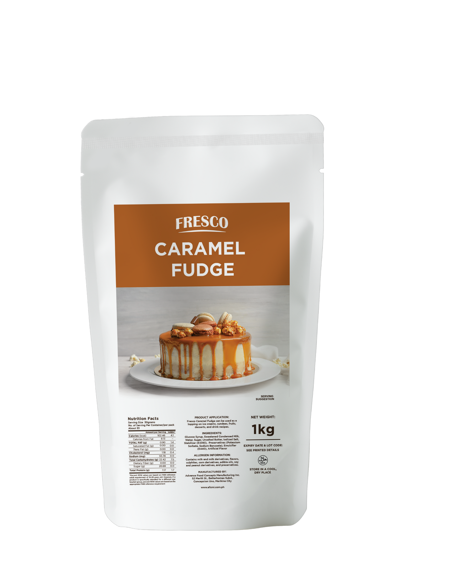 Fresco Caramel Fudge 1kg