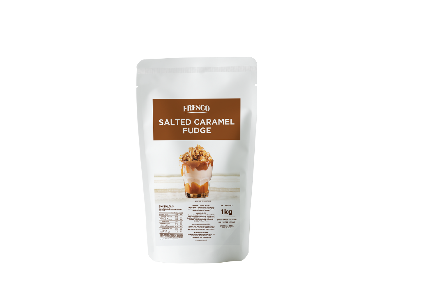 Fresco Salted Caramel Fudge 1kg