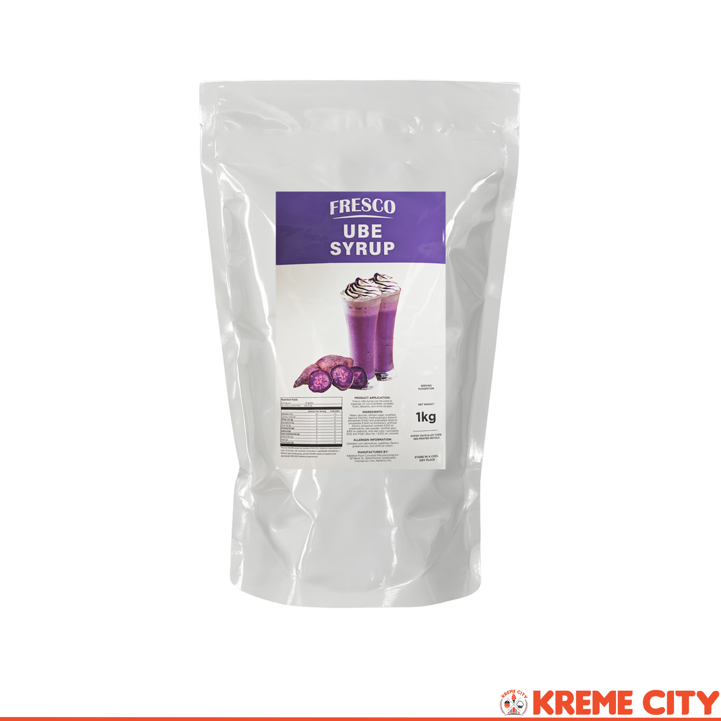 Fresco Ube Syrup 1kg