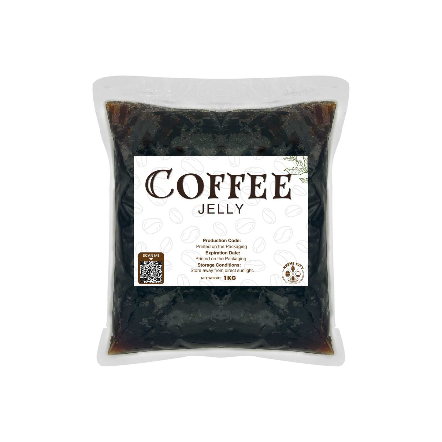 Kreme City Coffee Jelly Strips 1kg
