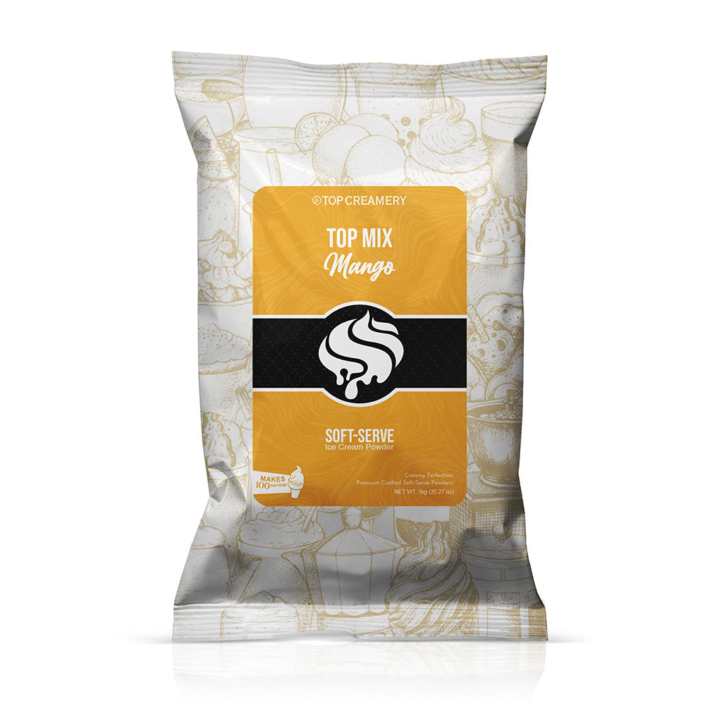 TOP Creamery Topmix Mango Soft Serve Ice Cream Powder 1kg
