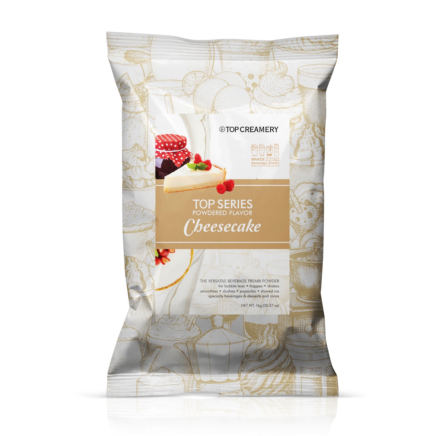 TOP Creamery Top Series Cheesecake Powdered Flavor 1kg