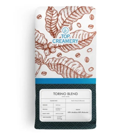 Top Creamery Torino Blend 50-50 Coffee Beans