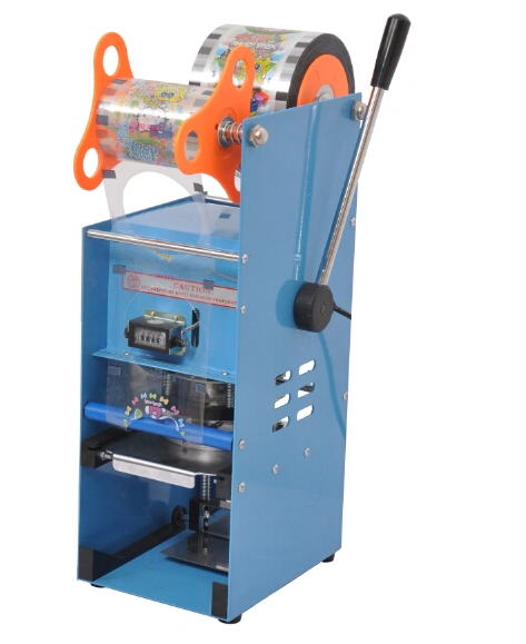 Manual Cup Sealer Machine with Counter (Random Color/Brand) - kremecitysupplies