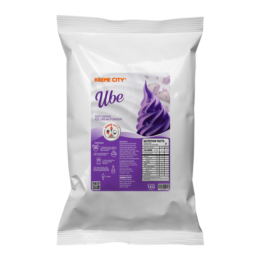 Kreme City Ube Soft Serve Ice Cream Powder Premix 1kg