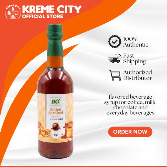 Achievers ACC Salted Caramel Beverage Syrup 750ml