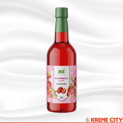 Achievers ACC Strawberry Beverage Syrup 750ml
