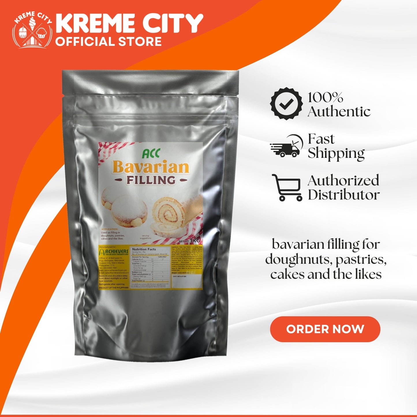 Achievers ACC Bavarian Filling 1kg
