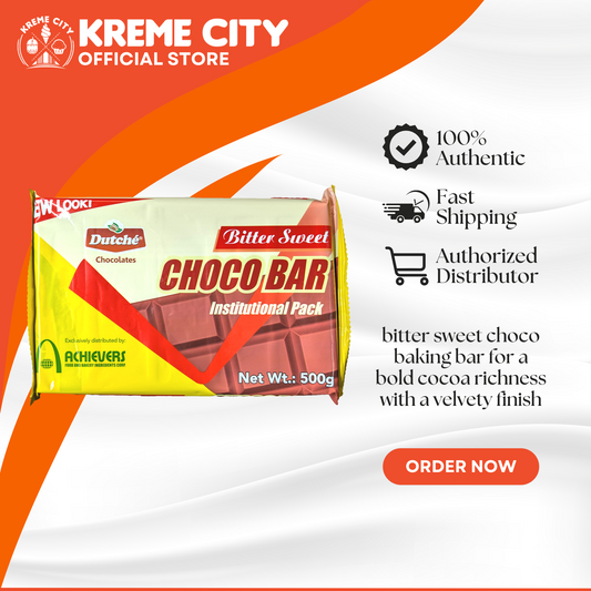 Dutche Bitter Sweet Chocolate Baking Bar 500g
