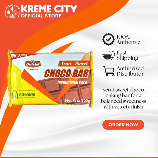 Dutche Semi-Sweet Chocolate Baking Bar 500g