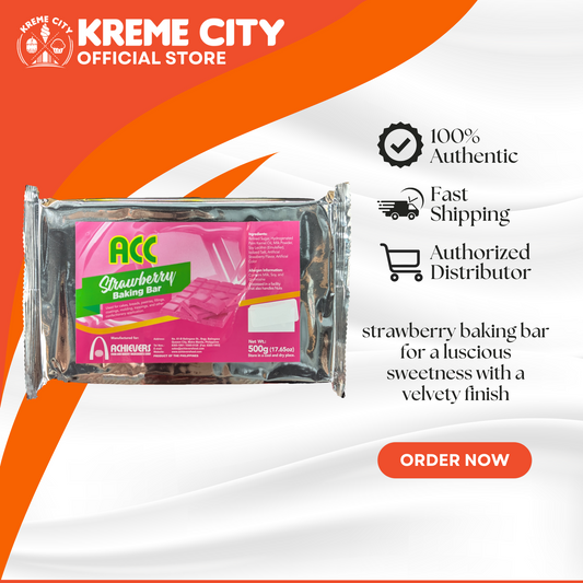 Achievers ACC Strawberry Baking Bar 500g