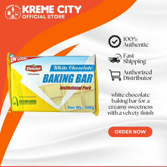 Dutche White Chocolate Baking Bar 500g
