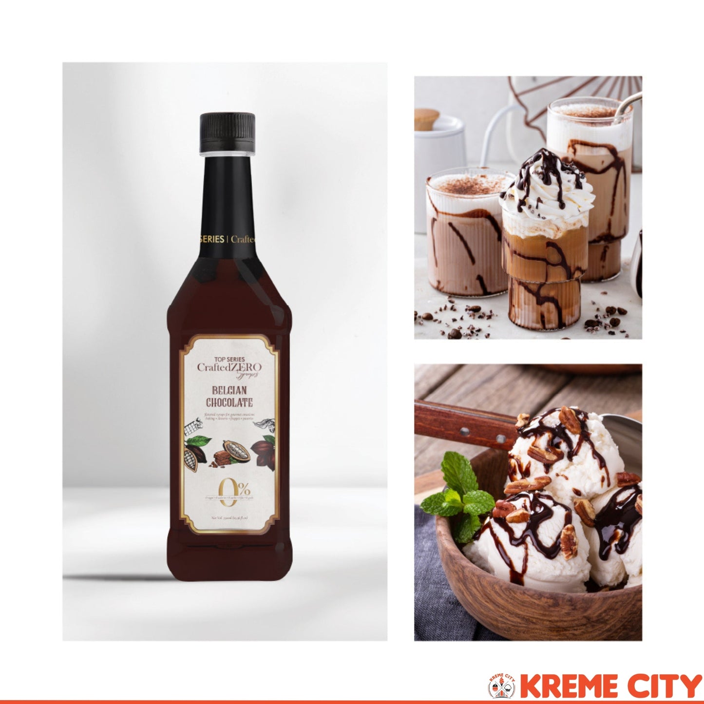 TOP Creamery Top Series CraftedZERO Butterscotch Syrup 750ml