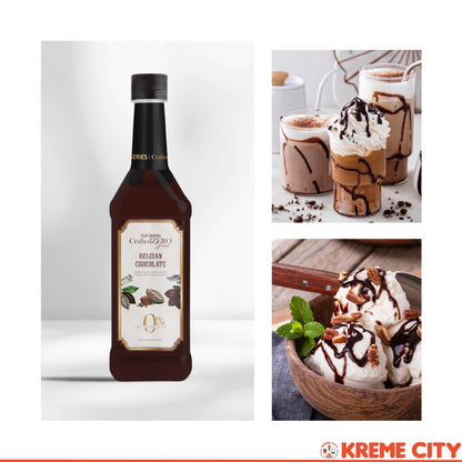 TOP Creamery Top Series CraftedZERO Belgian Chocolate Syrup 750ml