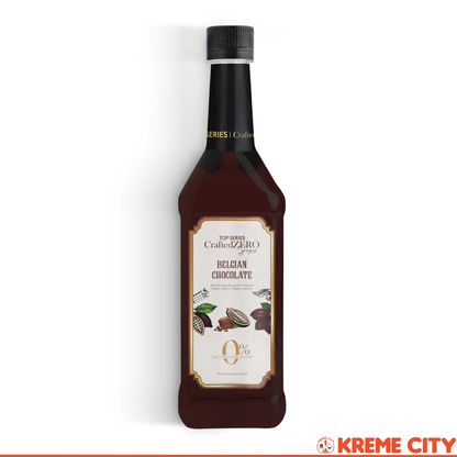 TOP Creamery Top Series CraftedZERO Belgian Chocolate Syrup 750ml