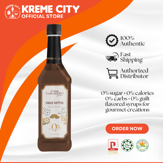 TOP Creamery Top Series CraftedZERO Cookie Butter Syrup 750ml