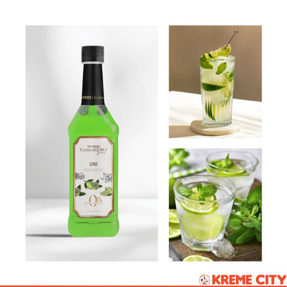 TOP Creamery Top Series CraftedZERO Lime Syrup 750ml