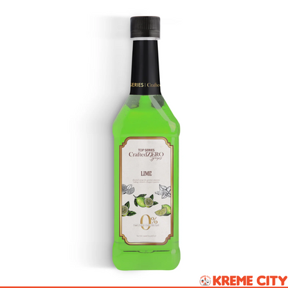 TOP Creamery Top Series CraftedZERO Lime Syrup 750ml