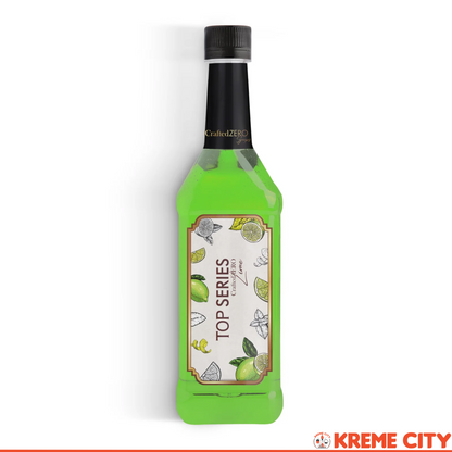 TOP Creamery Top Series CraftedZERO Lime Syrup 750ml