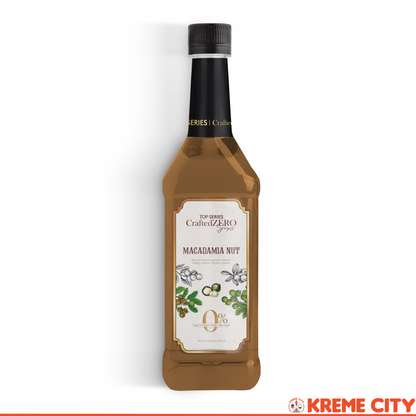TOP Creamery Top Series CraftedZERO Macadamia Nut Syrup 750ml