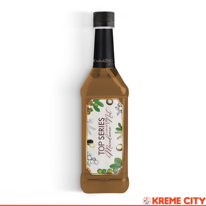 TOP Creamery Top Series CraftedZERO Macadamia Nut Syrup 750ml