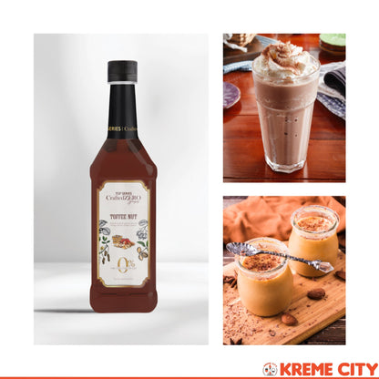TOP Creamery Top Series CraftedZERO Toffee Nut Syrup 750ml