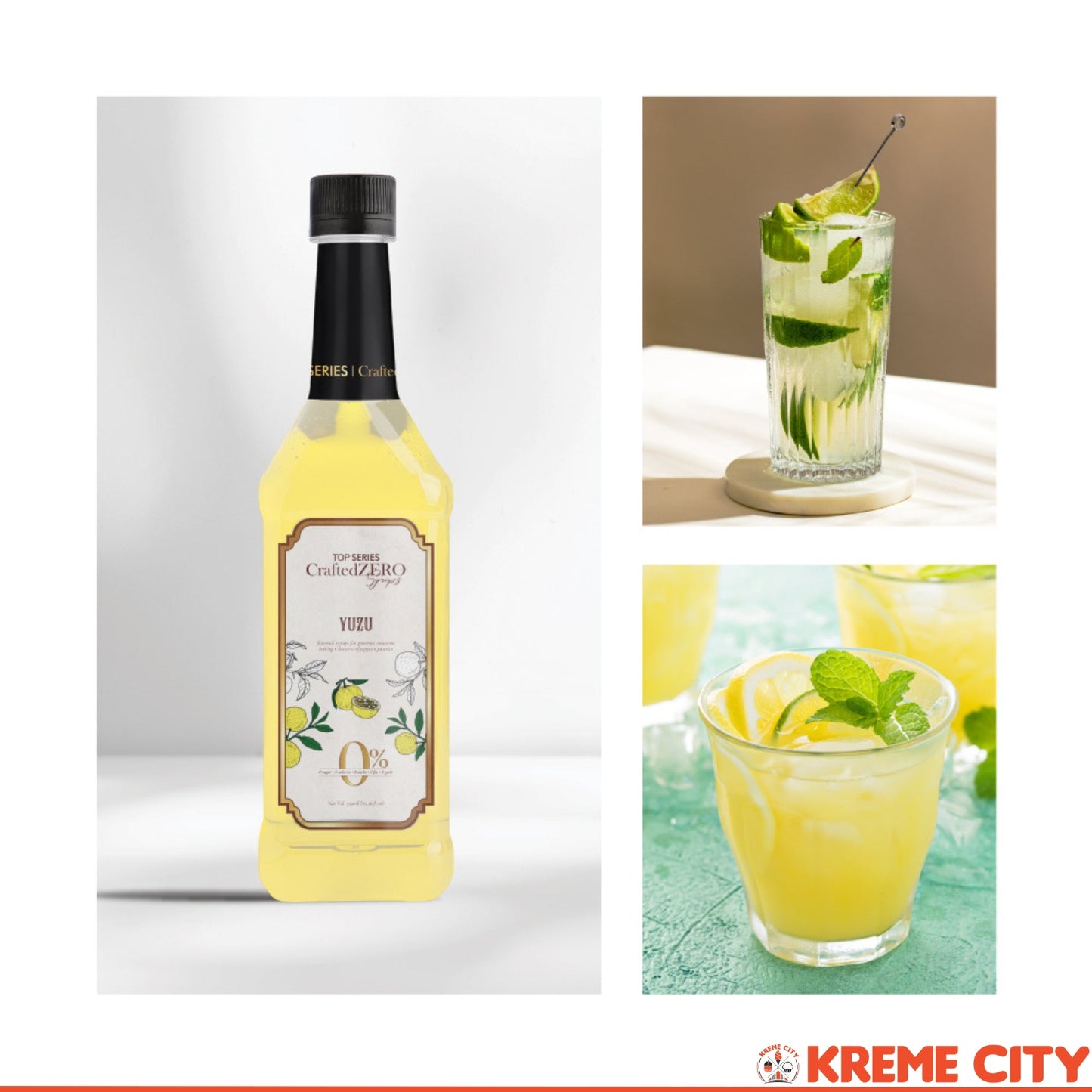TOP Creamery Top Series CraftedZERO Yuzu Syrup 750ml