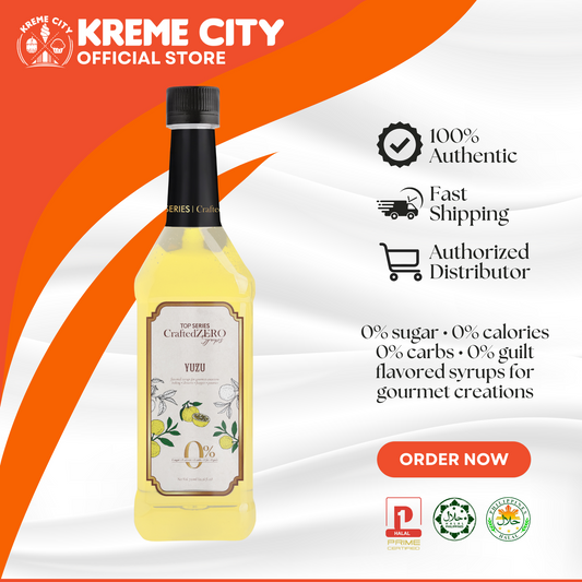 TOP Creamery Top Series CraftedZERO Yuzu Syrup 750ml