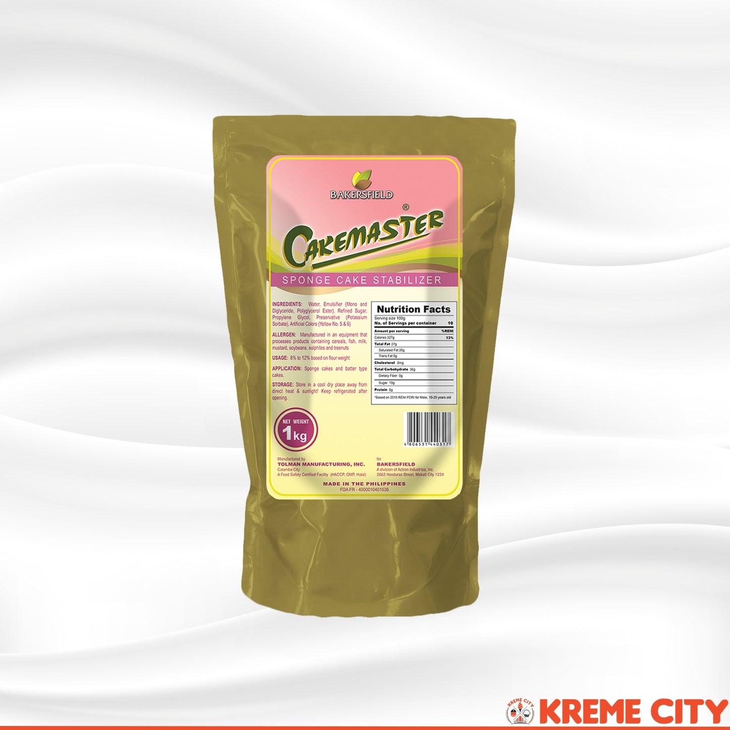 Bakersfield Cakemaster Sponge Cake Stabilizer 1kg
