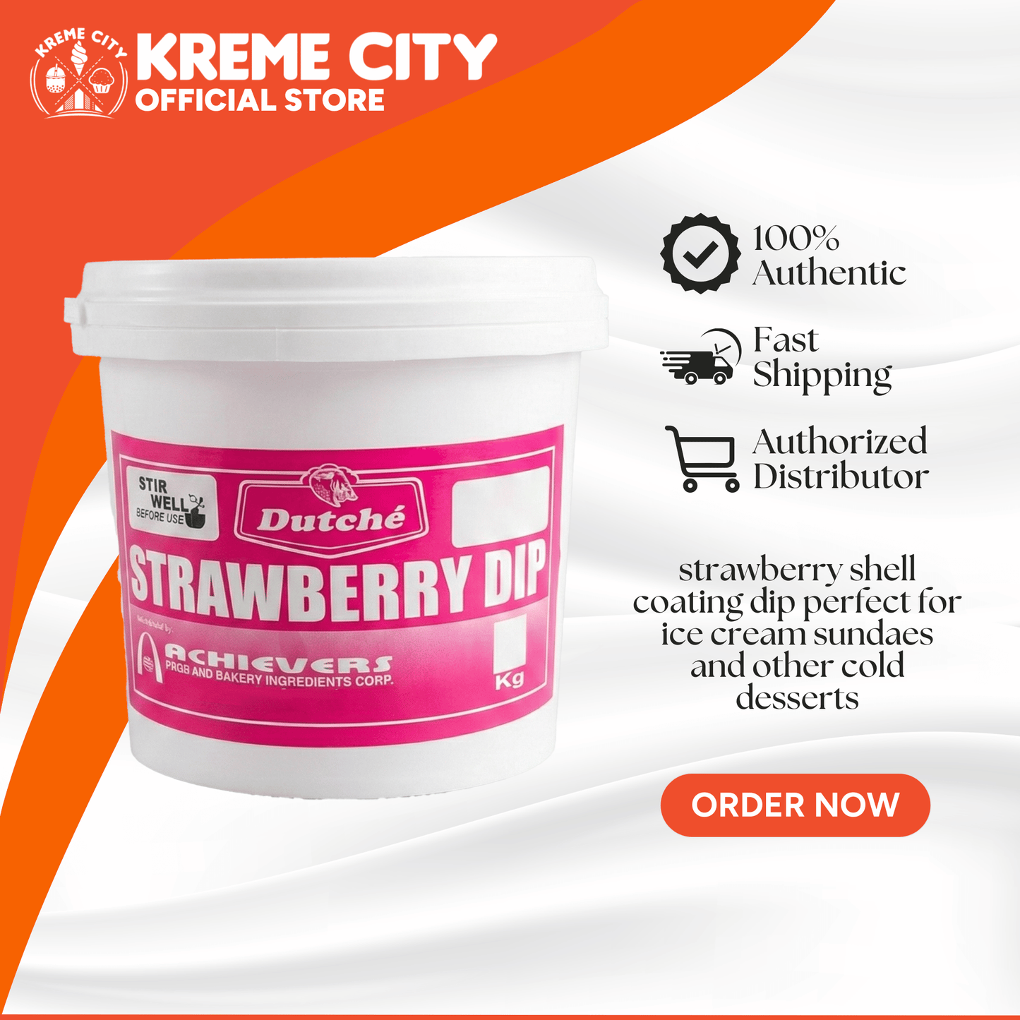 Dutche Strawberry Dip 1kg