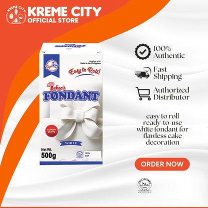 Sugar King Baker's Fondant Icing White 500g