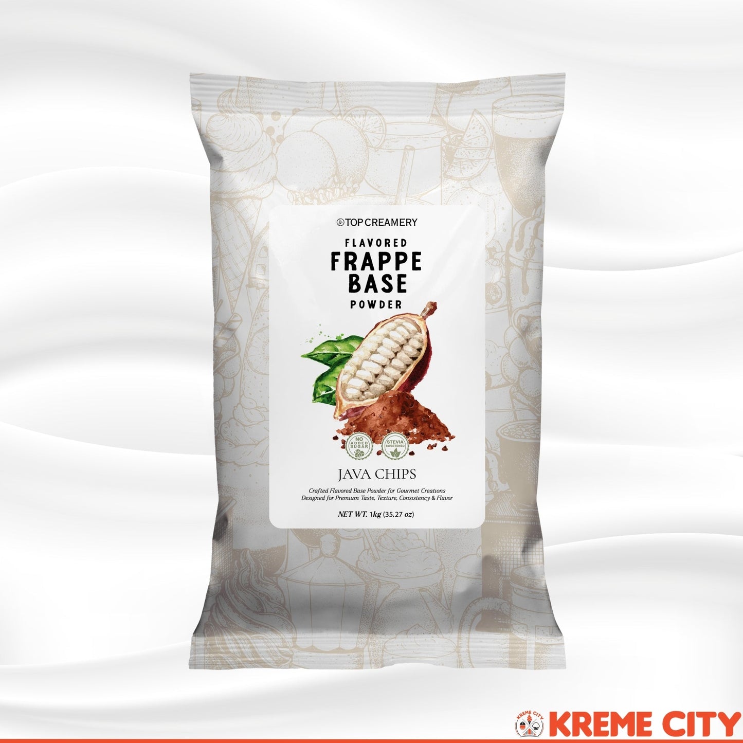 TOP Creamery Java Chips Frappe Base Powder 1kg