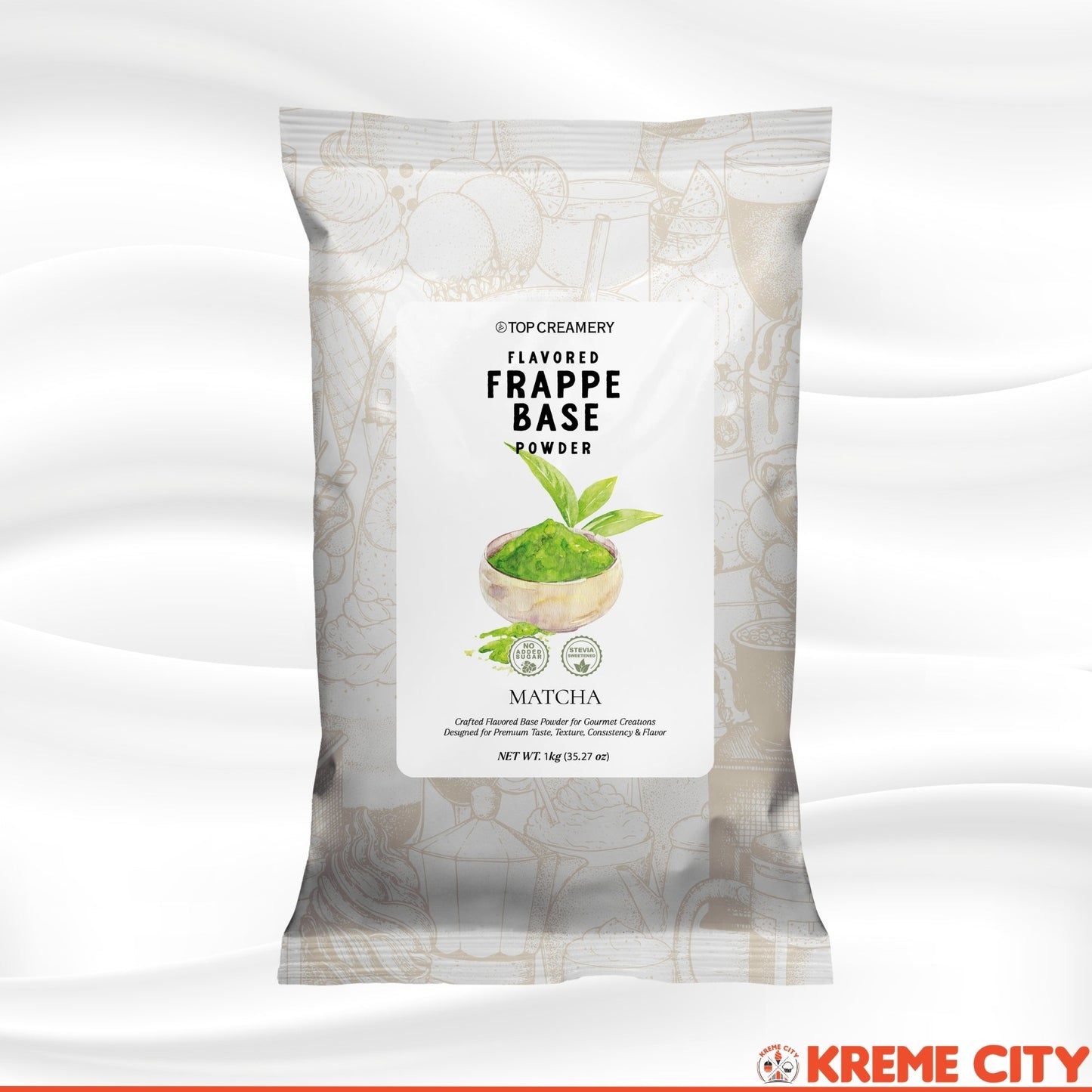 TOP Creamery Matcha Frappe Base Powder 1kg