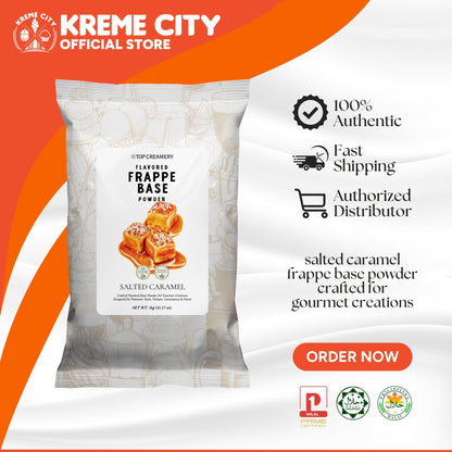 TOP Creamery Salted Caramel Frappe Base Powder 1kg