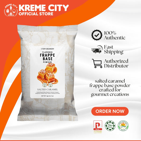 TOP Creamery Salted Caramel Frappe Base Powder 1kg