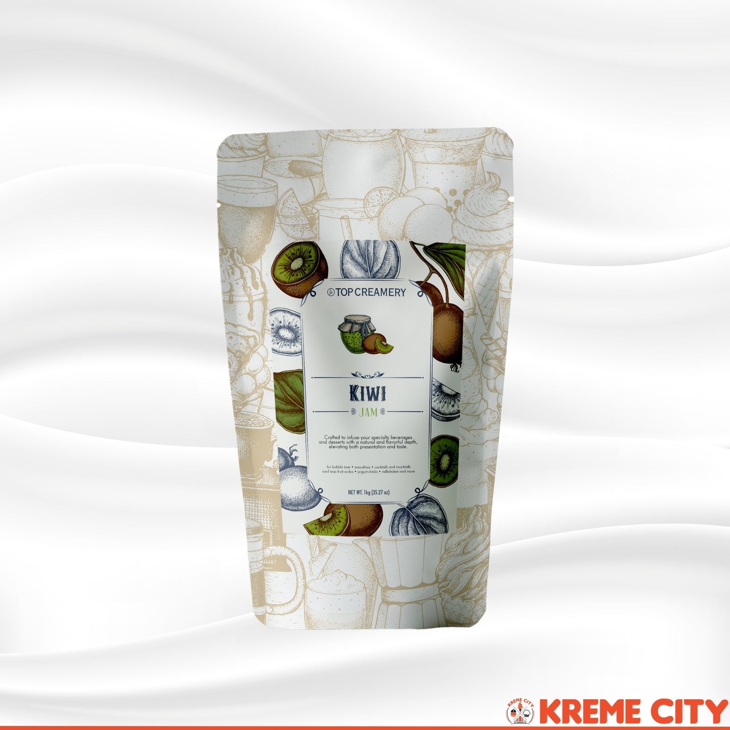 TOP Creamery Kiwi Jam 1kg