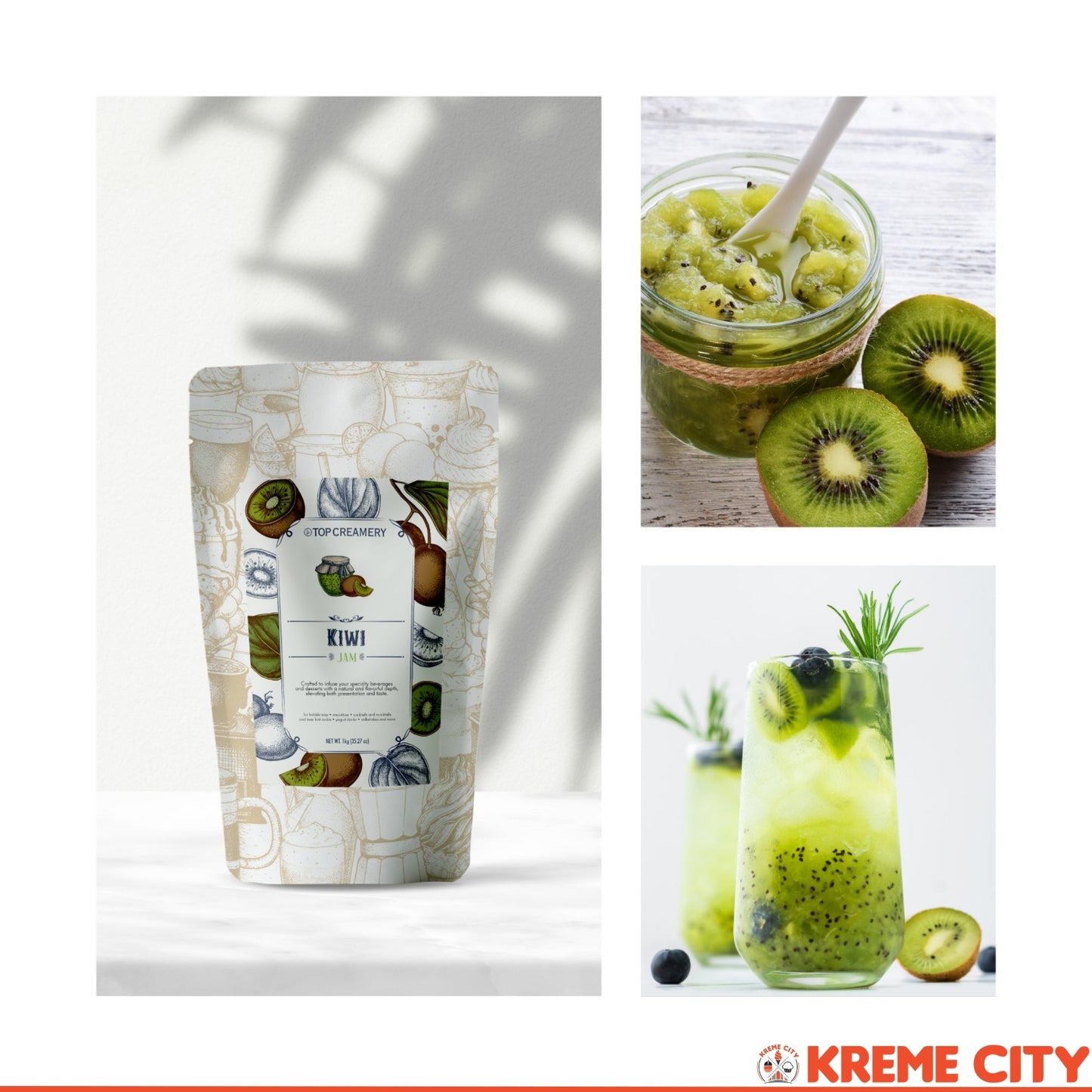 TOP Creamery Kiwi Jam 1kg