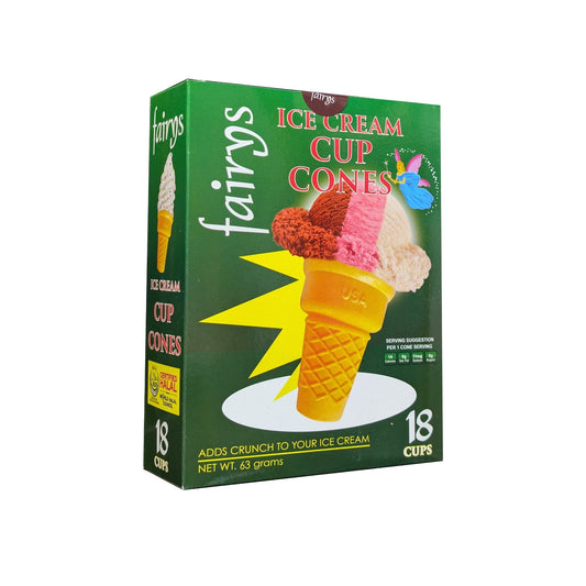 Fairys Ice Cream Cup Cones 18pcs