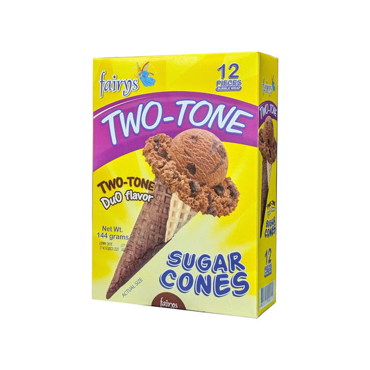 Fairys Sugar Cone Two-Tone Duo Flavor 12pcs