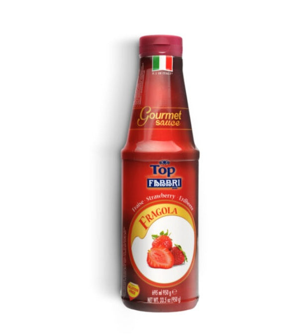 Fabbri 1905 TOP Fragola (Strawberry) Gluten-Free Gourmet Sauce