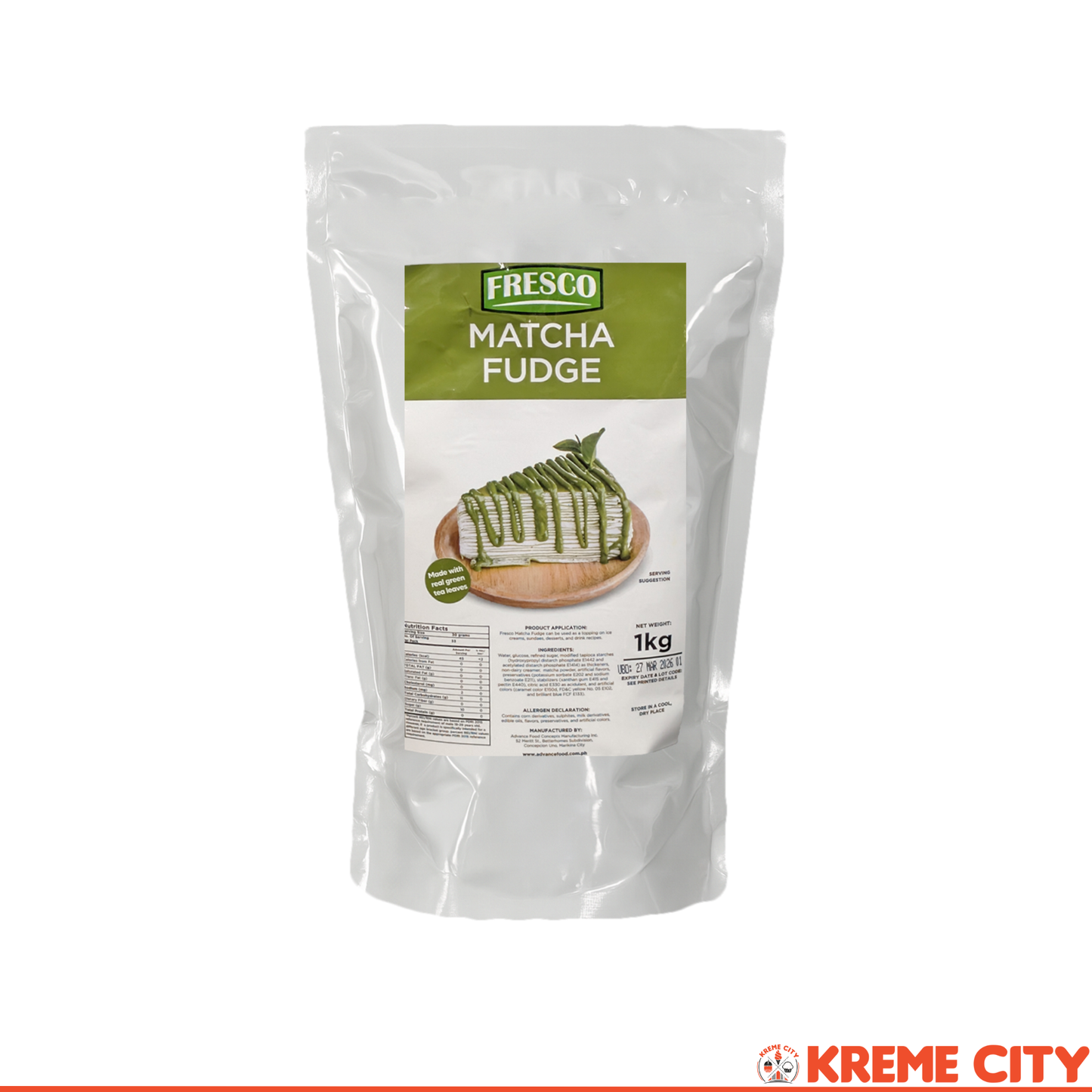 Fresco Matcha Fudge 1kg