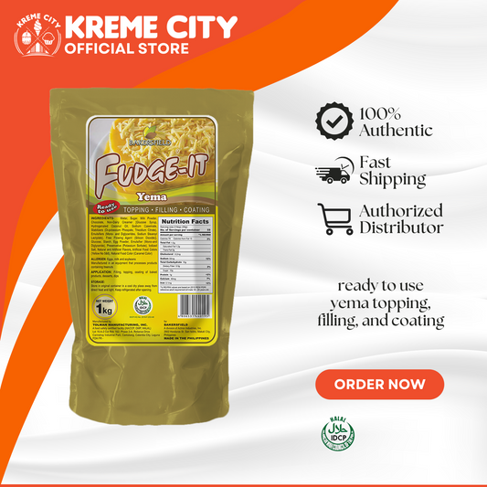Bakersfield Fudge-It Yema Topping Filling Coating 1kg