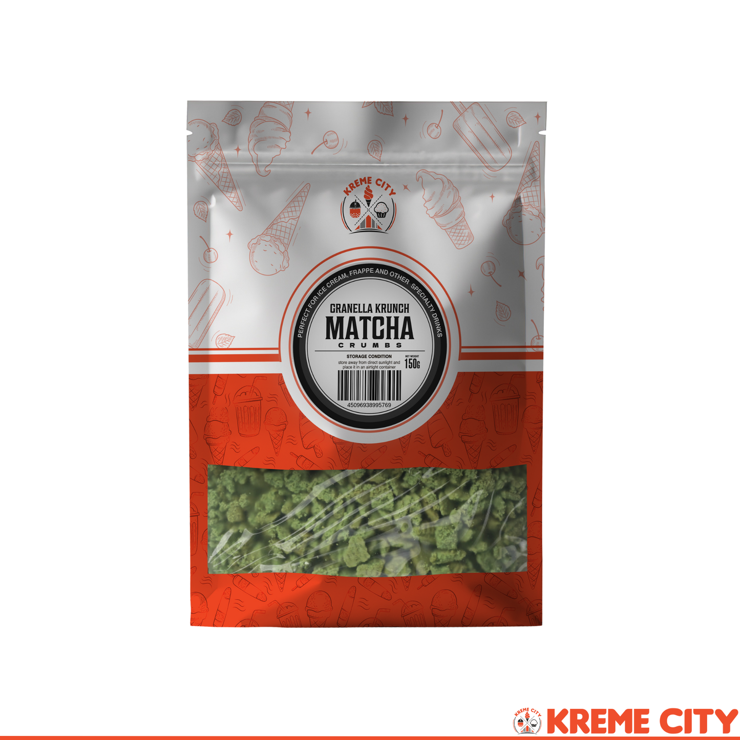 Kreme City Granella Krunch Matcha 150g