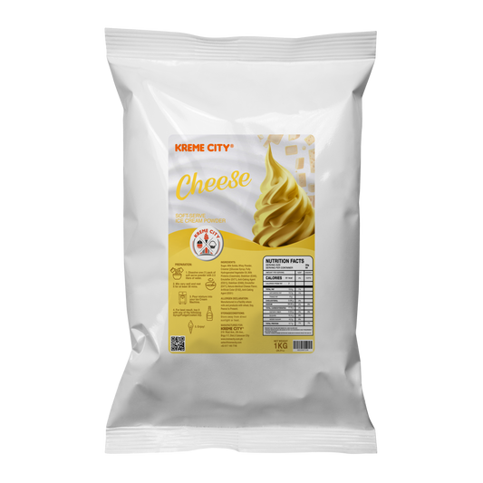 Kreme City Cheese Soft Serve Ice Cream Powder Premix 1kg
