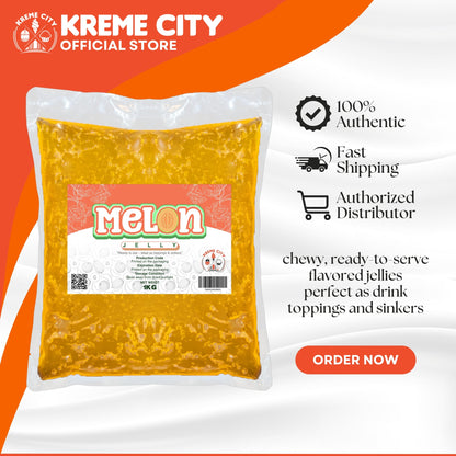 Kreme City Melon Jelly Strips 1kg